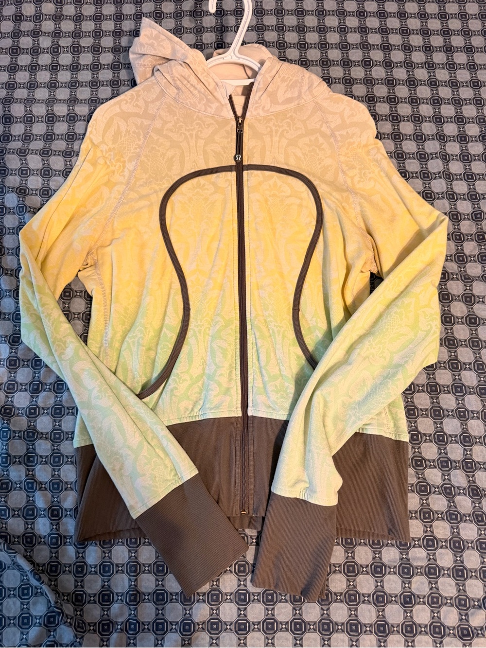 lululemon athletica Yellow Hoodie/Vest